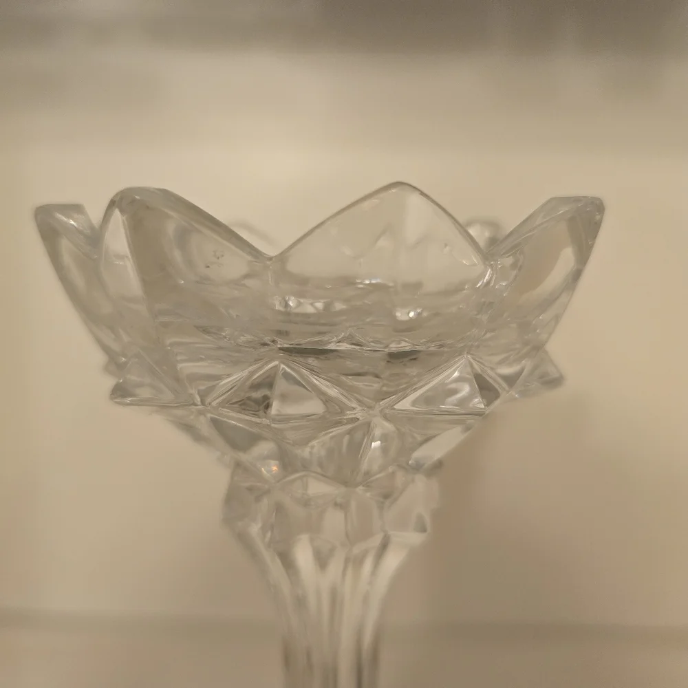 ⭐️40% Off⭐️ Mikasa Diamond Point Single Crystal Candleholder